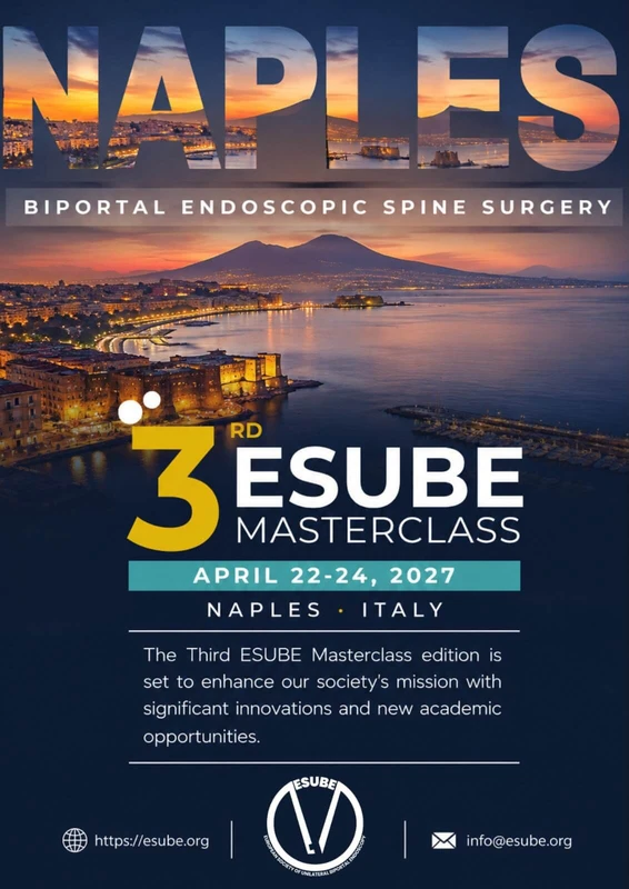 3rd ESUBE Masterclass 2027 – Naples, Italy